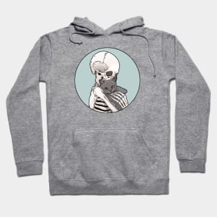 Grey Cat Friend Hoodie